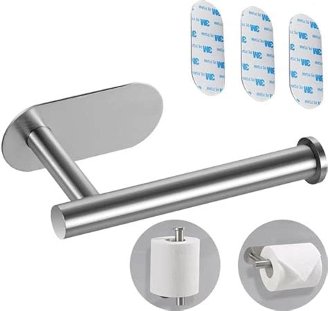 Toilet Roll Holder Self Adhesive Toilet Paper Holder For Bathroom