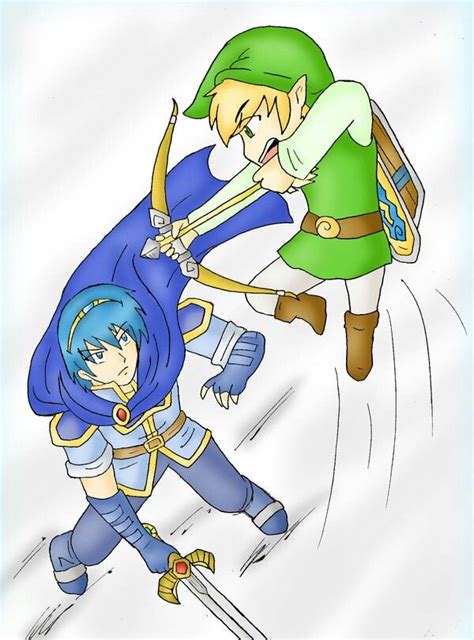 Marth Vs Toon Link Super Smash Bros Fire Emblem Crossovers Zelda