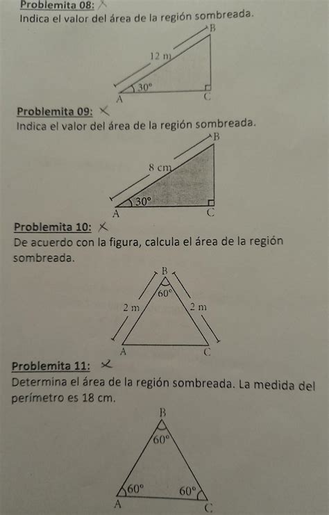 Son Rea De Regiones Triangulares Brainly Lat