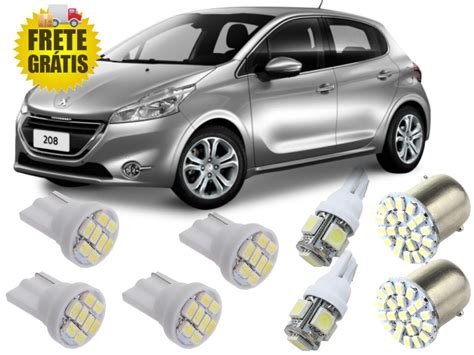 Kit Lampadas Led Pingo Placa Re Peugeot Frete Gratis R