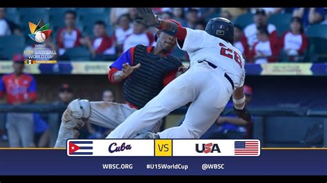 Highlights 🇨🇺 Cuba Vs 🇺🇸 Usa World Championship Final Wbsc U 15