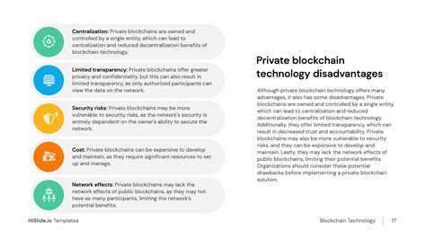 Private Blockchain Technology Disadvantages Download Hislide