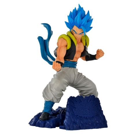 Estátua Gogeta Super Sayajin Blue Dragon Ball Super Banpresto