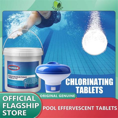 Yegbong Chlorinating Tablets Long Lasting Chlorine Tablets Stabilized