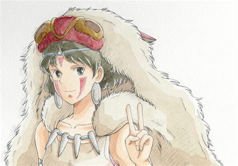 San Princess Mononoke Fan Art 44189592 Fanpop