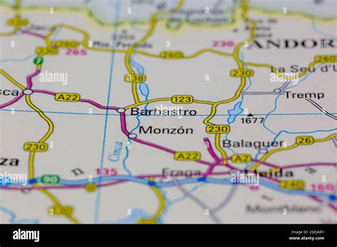 Map of barbastro spain hi-res stock photography and images - Alamy