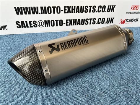 bmw srr akrapovic slip  exhaust silencer moto exhausts