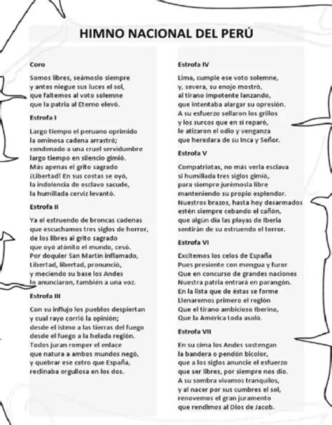 Letra Completa Del Himno Nacional De Venezuela