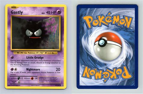 Gastly Xy Evolutions Common Pokemon Tcg Card