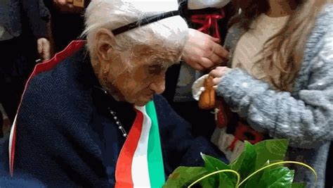 I 116 anni di nonna Peppa la più longeva dEuropa Il mio segreto