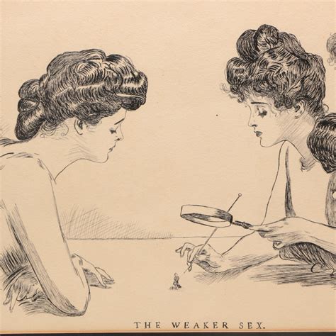 The Weaker Sex Lithograph After Charles Dana Gibson Ebth