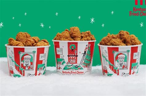 Kfc Where Can You Get Christmas Holiday Chicken Buckets