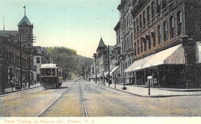 First Trolley in Morris Company Dover, New Jersey NJ Postcard ...