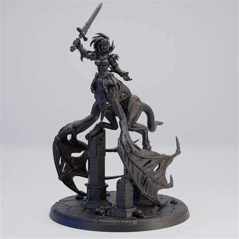 Hot Goblin ナイトラミアB ミニチュア ホットゴブリン 長剣と翼を持つ妖美