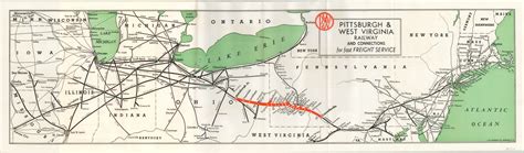 Pittsburgh And West Virginia Railway And Connections Curtis Wright Maps