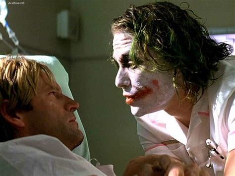 Aaron Eckhart Two Face And Joker