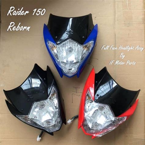 Headlight Suzuki Raider Reborn Xrm Headlight Full Face Assy W