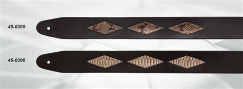 Pirate Guitar Straps Crocsnake Inlay Pirate Guitar Straps Crocsnake