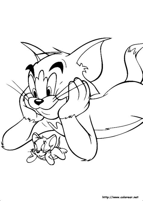 Dibujos Para Colorear De Tom Y Jerry