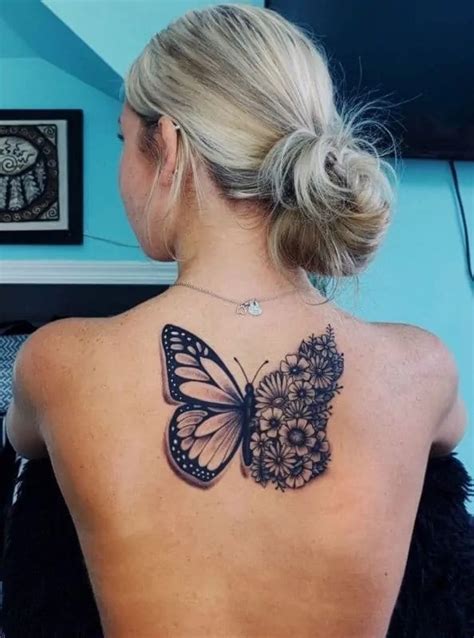 50 Beautiful Butterfly Back Tattoos And Their Meaning - Beautyhacks4all