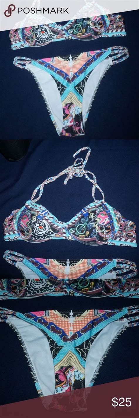 NEW Multi Color 2 Piece Bikini Bathing Suit Bathing Suit Bikini