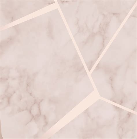 Fine Decor Fractal Marble Wallpaper Fd42264 Rose Gold Marble