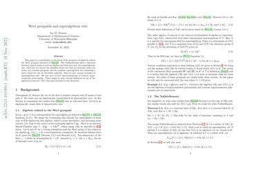 Weyl Groupoids And Superalgebraic Sets Papers With Code