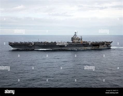 US Navy The Nimitz Class Aircraft Carrier USS Theodore Roosevelt CVN