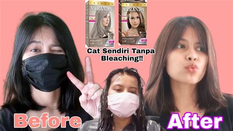 Cat Rambut Sendiri Tanpa Bleaching Garnier Ash Blonde Brown Color Youtube