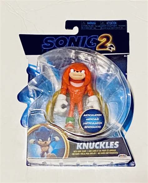 Knuckles Sonic The Hedgehog Movie Jakks Pacific Figure With Ring