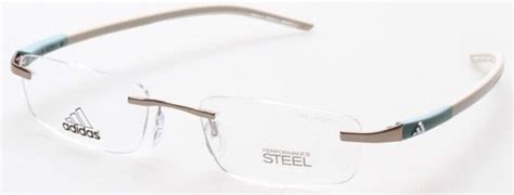 Adidas A639 6051 Ambition Ivory Mint Rimless Optical Frame Eyewear Eyeglasses Ebay