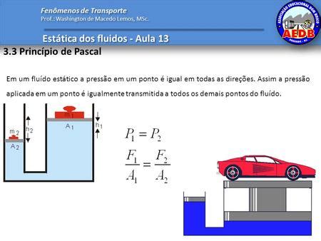 Mec Nica Dos Fluidos Hidrost Tica Professor Matheus Martins De Sousa