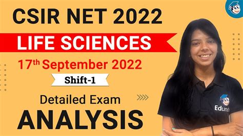 Csir Net Life Science Exam 2022 Exam Analysis Shift 1 Paper Review And Difficulty Level Youtube