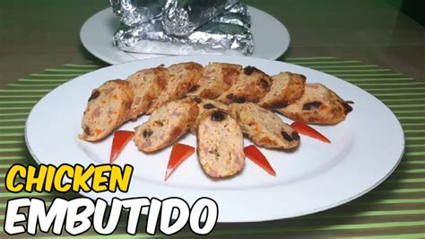 Chicken Embutido Easy To Make Chicken Embutido Or Meat Roll Youtube