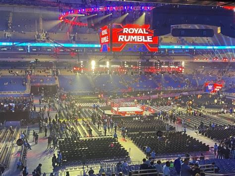 First Look Inside At WWE Royal Rumble 2023 Stage Wrestling News WWE