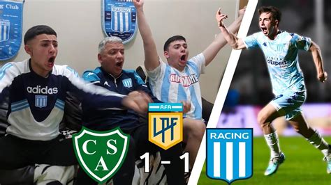 Reacción de Sarmiento vs Racing 1 1 Zona 2 F 9 Copa LPF 2023