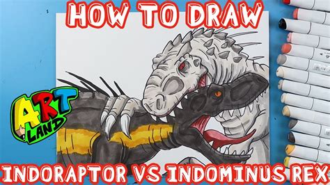 How To Draw Indoraptor Vs Indominus Rex Step By Step Jurassic World Hot Sex Picture