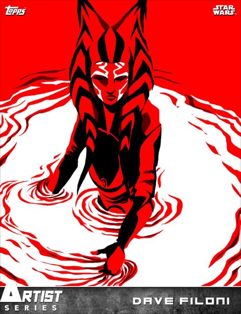 4 (Ahsoka Tano) - Artist Series - Dave Filoni | Star Wars: Card Trader ...