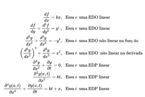 Tipos De Equa Es Diferenciais Tutorial De Classifica O Blog