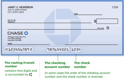 Chase Routing And Account Number Examples And Forms Hot Sex Picture