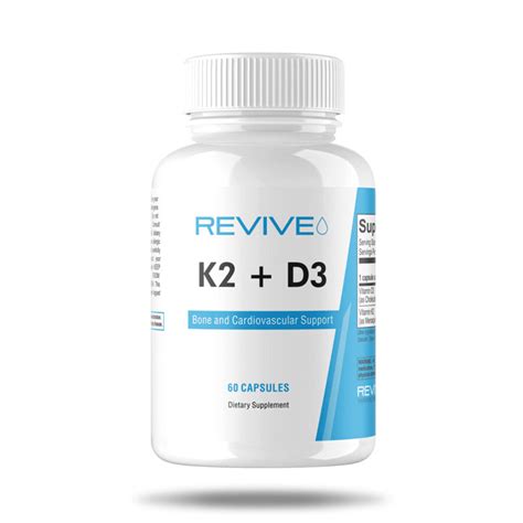 K2 D3 Vitamin Complex Revive Md Nutrition Cartel