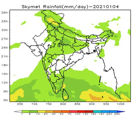 15 Days Rainfall Forecast For All The Cities And States Of India