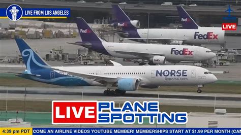 🔴live Plane Spotting At Los Angeles International Airport Lax Youtube