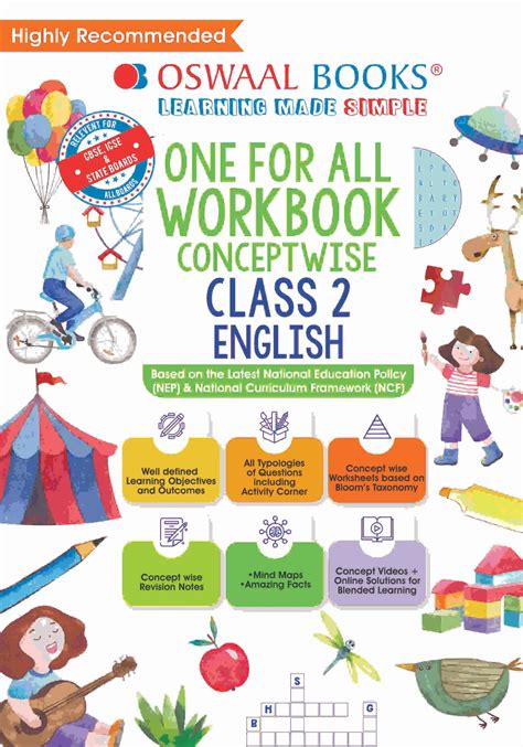 Oswaal One For All Workbook Class 2 English For Latest Exam For 2024 Exam