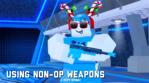 Using Non Op Weapons In Roblox Flag Wars Youtube