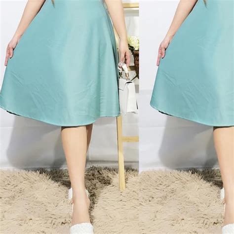 33 40” Waistline Plus Size Plain Balloon Skirt Shopee Philippines