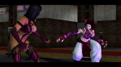 Mileena Vs. Juri 3 - Street Fighter vs Mortal Kombat Fan Art (36337548 ...