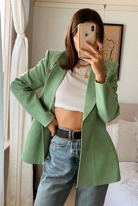 Maneras Cool De Llevar Un Blazer Con Top Estilodf