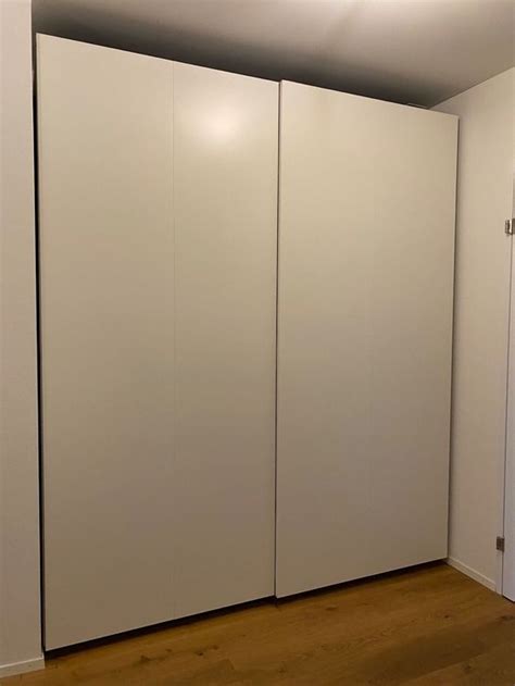 Ikea Pax Schrank Mit Weisse Hasvik Schiebet Ren X Cm Kaufen