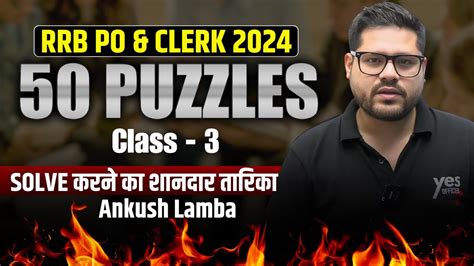 Most Expected Puzzles Class Rrb Po Reasoning Ankush